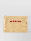 Isabel Marant Woven Texture Mini Bags With Wristlet Strap