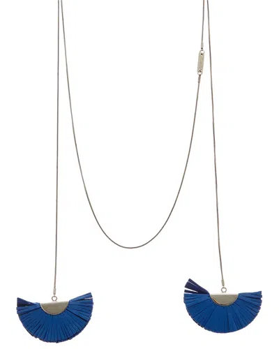 Isabel Marant Wrap Necklace In Blue