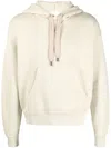 Isabel Marant Wyll Faded Drawstring Hoodie In Neutrals