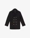 Isabel Marant Double-breasted Peacoat In Blue