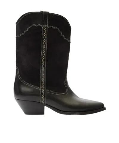 Isabel Marant X Duerto Pointed-toe Ankle Boots In Black