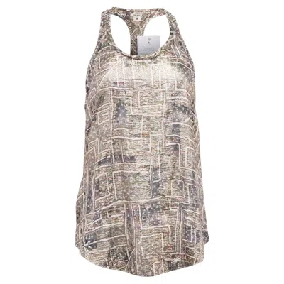Pre-owned Isabel Marant X H&m Tank Top In Multicolor Silk In Gray