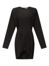 Isabel Marant X Niamae Draped Detail Dress In Black