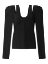 Isabel Marant X Sielle Puff Sleeve Pullover In Black