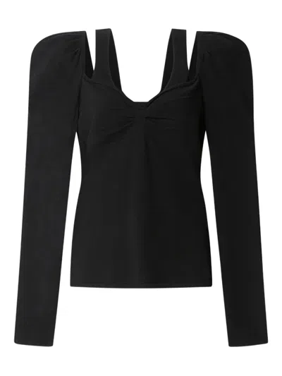 Isabel Marant X Sielle Puff Sleeve Pullover In Black