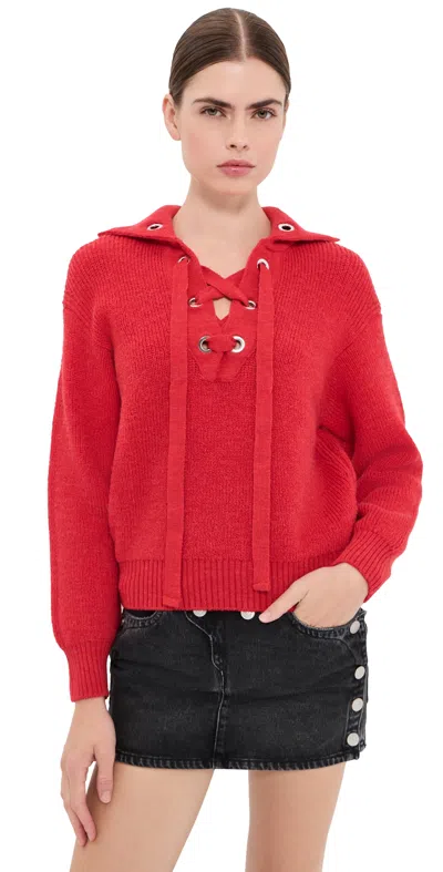 Isabel Marant Ydalia Sweater Red