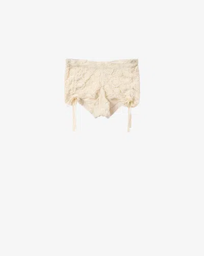 Isabel Marant Yeliz Shorts In Neutral