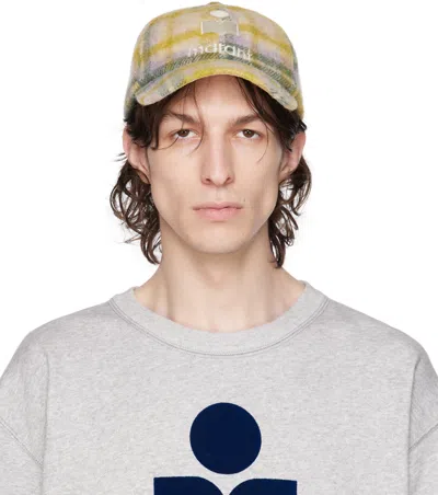 Isabel Marant Yellow & Green Tyron Cap In Ywgn Yellow/green