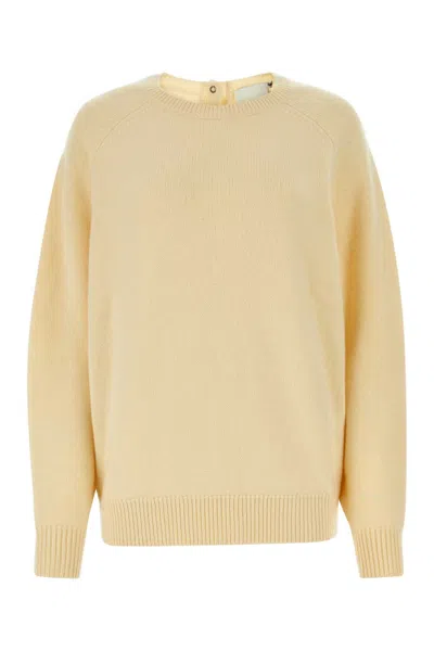 ISABEL MARANT ISABEL MARANT YELLOW WOOL BLEND LISON OVERSIZE SWEATER