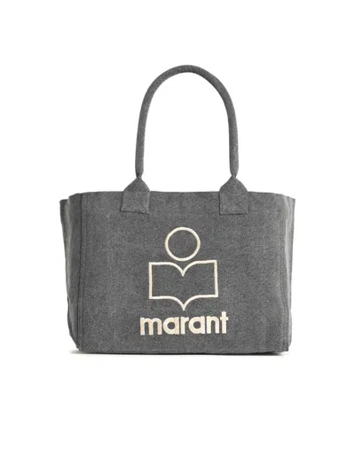 Isabel Marant 'yenki' Grey Cotton Shopping Bag