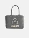 ISABEL MARANT 'YENKI' GREY COTTON SHOPPING BAG