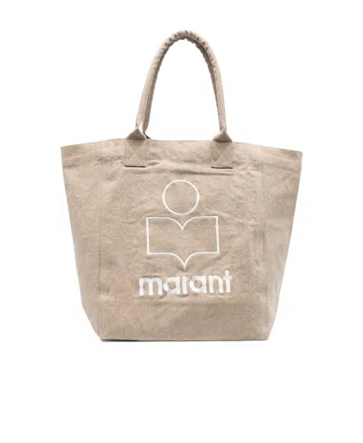 ISABEL MARANT ISABEL MARANT LOGO EMBROIDRED LARGE TOTE BAG