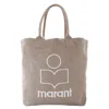 Isabel Marant Yenky Canvas Tote Bag In Beige