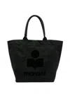Isabel Marant Black Yenky Tote Bag In Black