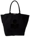 Isabel Marant Yenky Canvas Tote In Black
