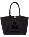 Isabel Marant Yenky Canvas Tote In Black