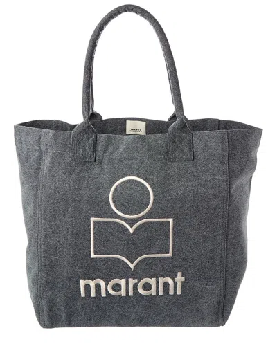 Isabel Marant Yenky Canvas Tote In Gray