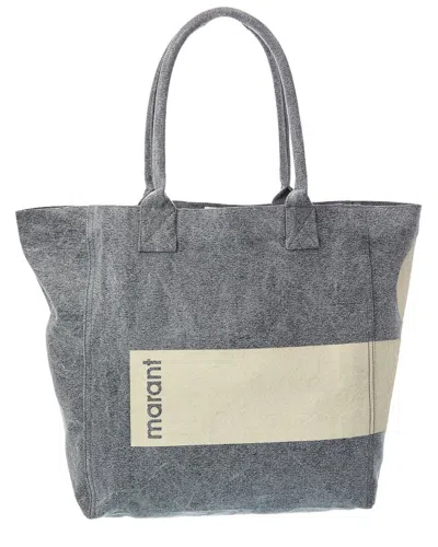 Isabel Marant Yenky Canvas Tote In Grey