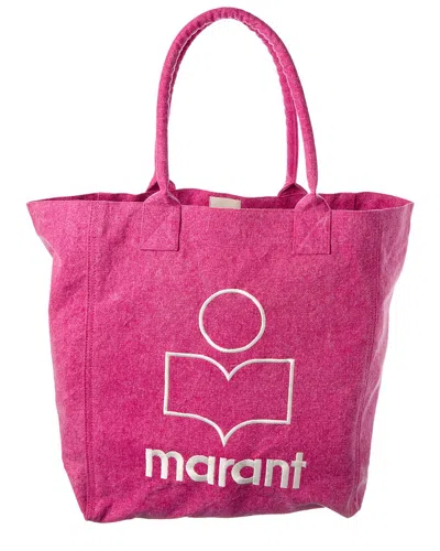 Isabel Marant Yenky Canvas Tote In Pink