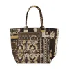 Isabel Marant Yenky Ge Shopper Bag - Cotton - Black In Black