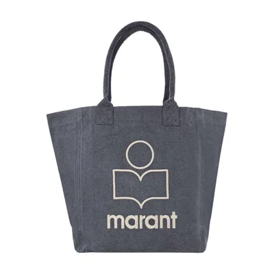 Isabel Marant Yenky Gz Shopper Bag In Gray