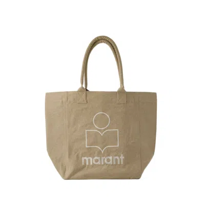Isabel Marant Yenky Gz Tote Bag - Cotton - Beige In Brown