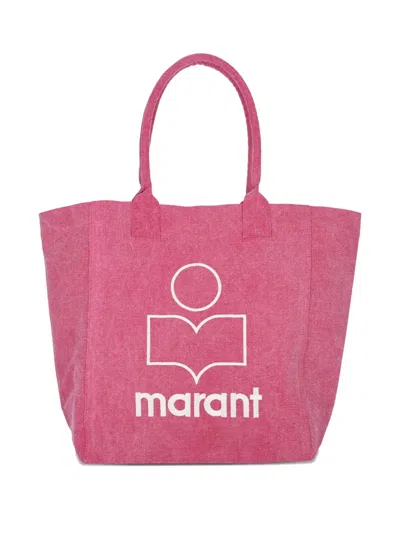 Isabel Marant Yenky Logo-embroidered Tote Bag In Pink