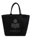 Isabel Marant Yenky Logo-print Tote Bags In Black
