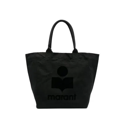 Isabel Marant Yenky Logo-print Tote Bag In Black