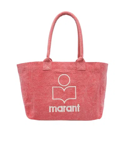 Isabel Marant Yenky Shopping Bag In Red