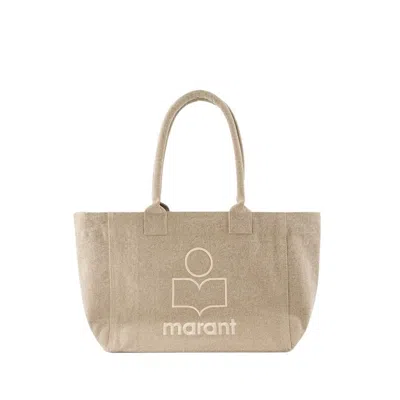 Isabel Marant Yenky Shoulder Bag - Cotton - Beige In Multi