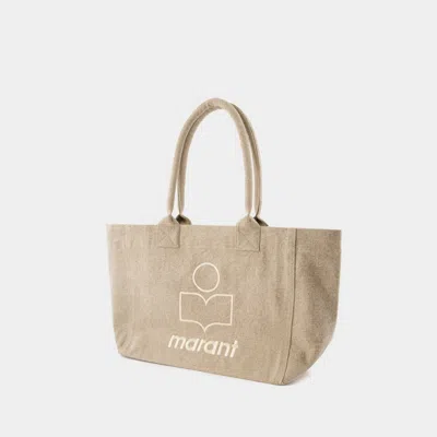 Isabel Marant Yenky Shoulder Bag - Cotton - Beige In Multi