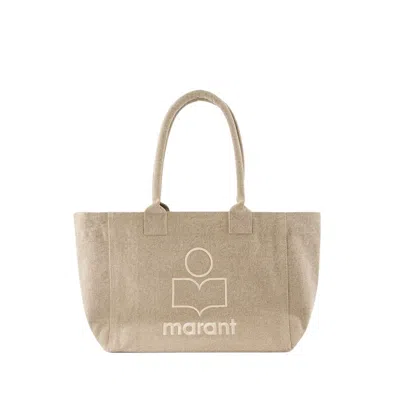 Isabel Marant Yenky Shoulder Bag - Cotton - Beige In Pink