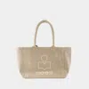 Isabel Marant Yenky Shoulder Bag -  - Cotton - Beige In Beige