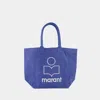 Isabel Marant Yenky Shoulder Bag -  - Cotton - Blue In Blue