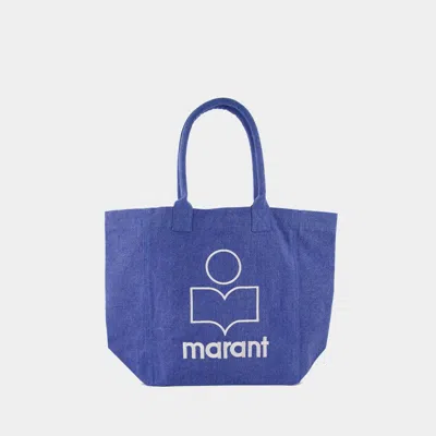 ISABEL MARANT YENKY SHOULDER BAG - ISABEL MARANT - COTTON - BLUE