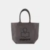 Isabel Marant Yenky Tote Bag In Grey