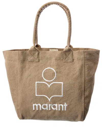 Isabel Marant Yenky Small Canvas Tote In Brown