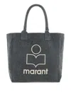 Isabel Marant Women Yenky Small Canvas Tote In Black