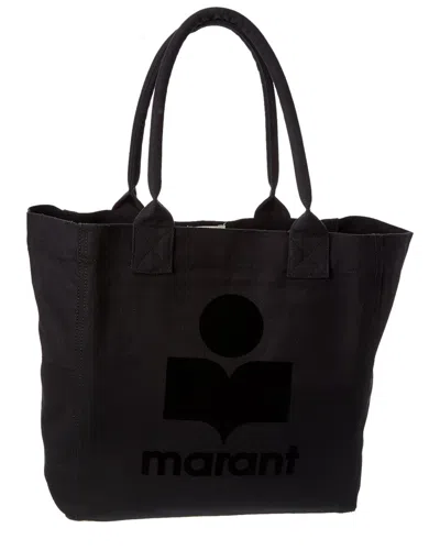 Isabel Marant Yenky Small Canvas Tote In Black