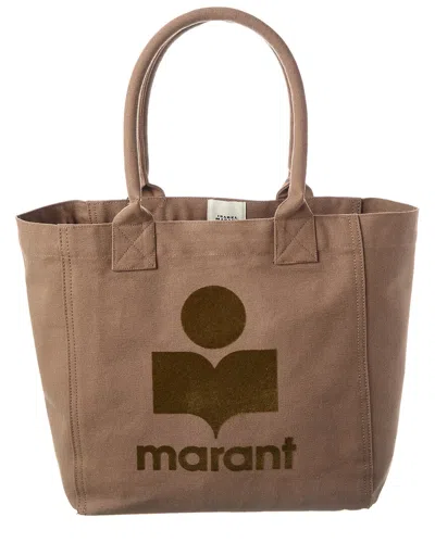 Isabel Marant Yenky Small Canvas Tote In Brown