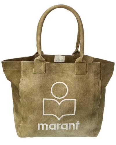 Isabel Marant Yenky Small Canvas Tote In Brown