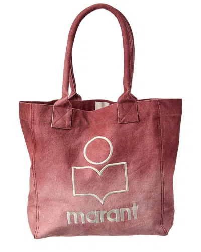 Isabel Marant Yenky Small Canvas Tote In Pink