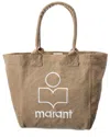 Isabel Marant Yenky Small Canvas Tote In Sand