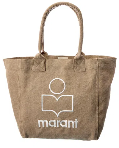 Isabel Marant Yenky Small Canvas Tote In Sand