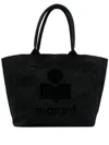 Isabel Marant Yenki Flocked-logo Tote Bag