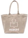 Isabel Marant Yenky Small Cotton Tote In Sand