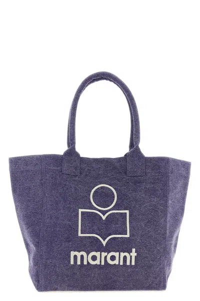 Isabel Marant Yenky Small Shopping Bag In Purple