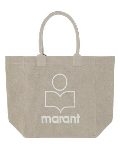 Isabel Marant Yenky Small Tote Bag In Beige