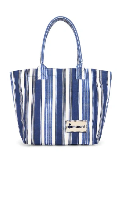 Isabel Marant Yenky Small Tote Bag In Blue